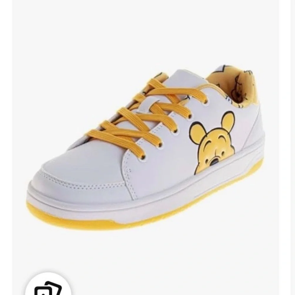 Disney White & Yellow Winnie the Pooh Kids Sneakers - Picture 4 of 5